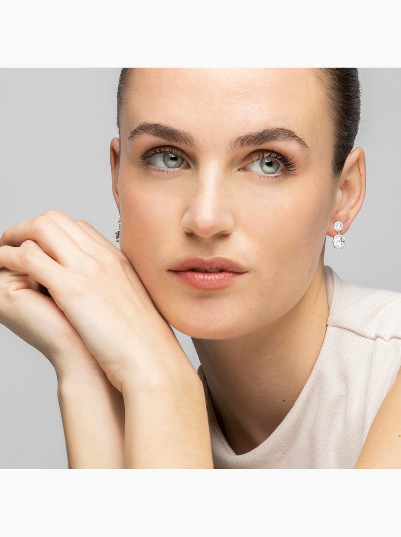 Boucles d'oreilles Luxenter avec Zirconia brillant - Anvoyra Blanc - Kiabi