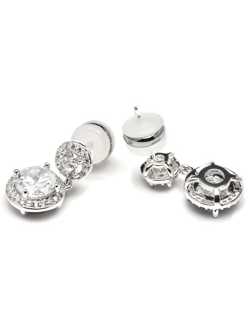Boucles d'oreilles Luxenter avec Zirconia brillant - Anvoyra - Kiabi Boucles d'oreilles Luxenter avec Zirconia brillant - Anvoyra - Kiabi