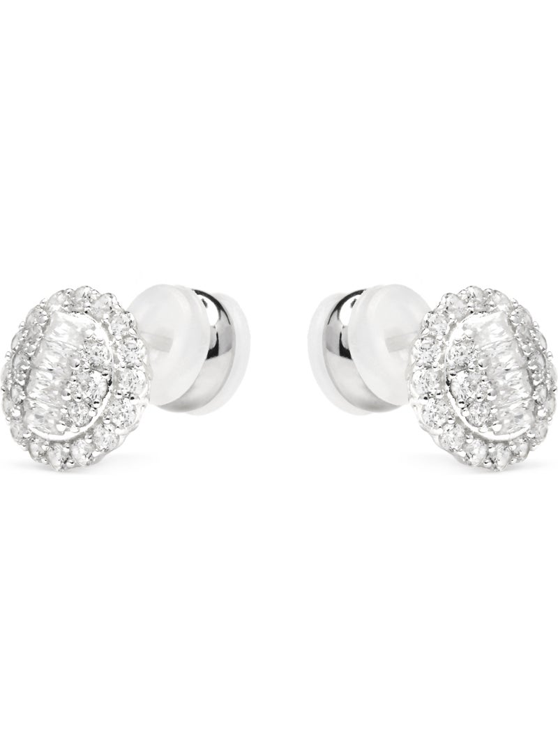 Boucles d'oreilles Luxenter avec Zirconia brillant - Parlath Argent - Kiabi