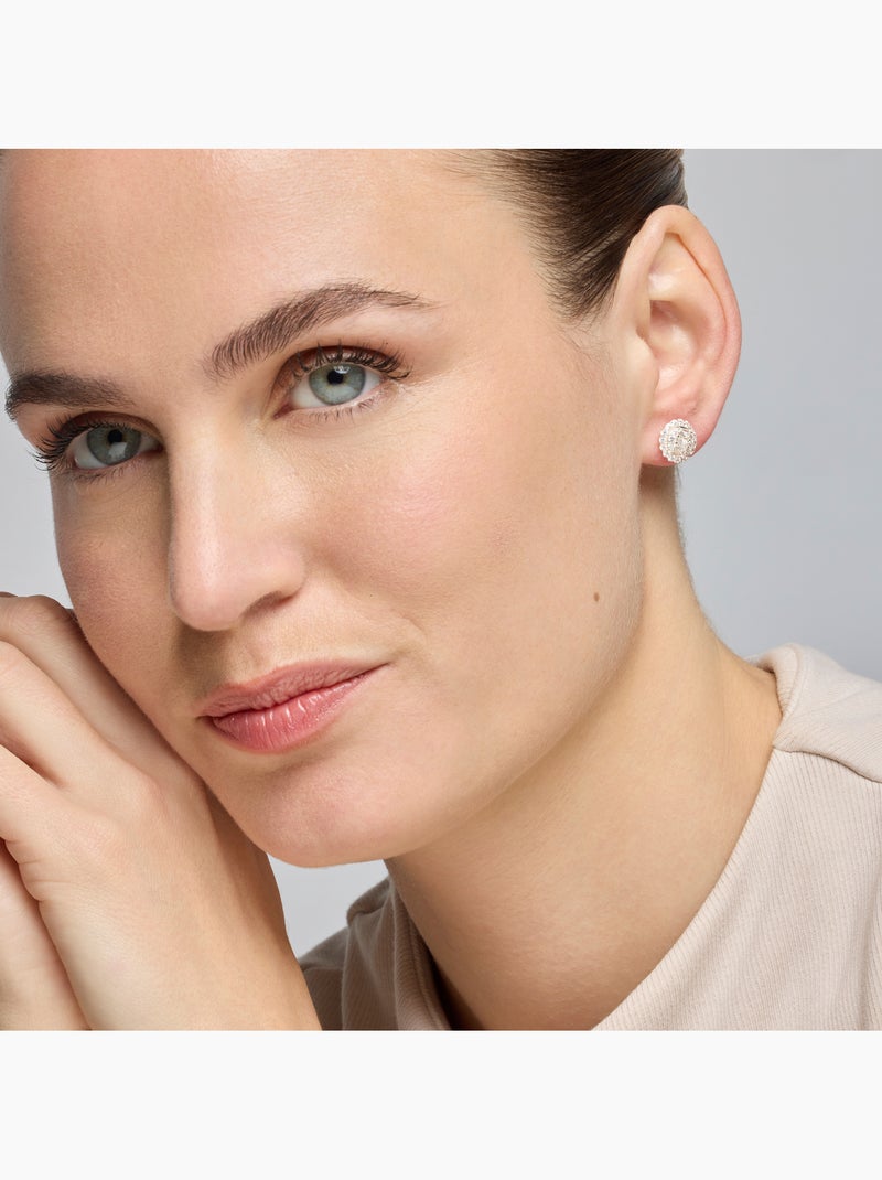 Boucles d'oreilles Luxenter avec Zirconia brillant - Parlath Blanc - Kiabi