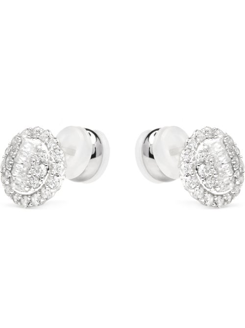 Boucles d'oreilles Luxenter avec Zirconia brillant - Parlath - Kiabi