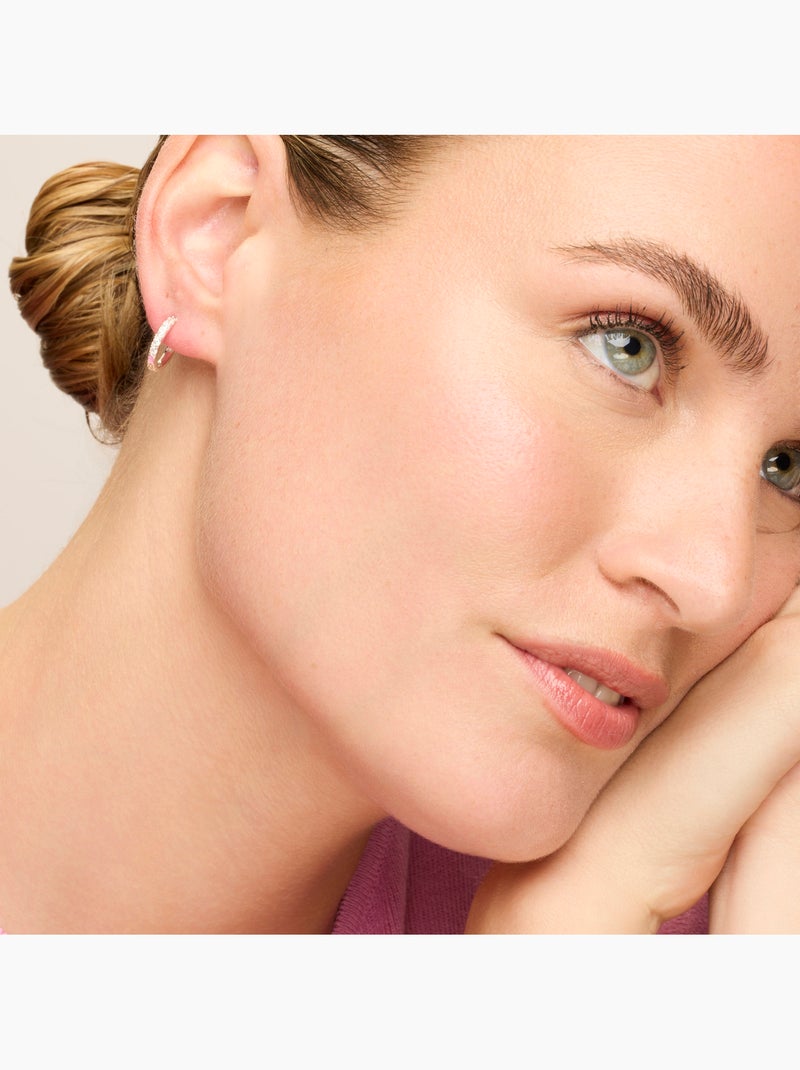 Boucles d'oreilles Luxenter avec Zirconia brillant - Ulgel Blanc - Kiabi