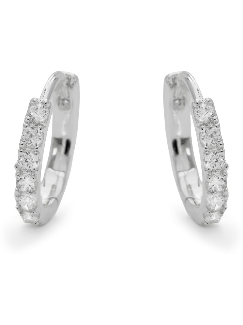 Boucles d'oreilles Luxenter avec Zirconia brillant - Ulgel Blanc - Kiabi