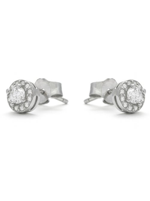 Boucles d'oreilles Luxenter avec Zirconia brillant finition argentée - Shog - Kiabi Boucles d'oreilles Luxenter avec Zirconia brillant finition argentée - Shog - Kiabi