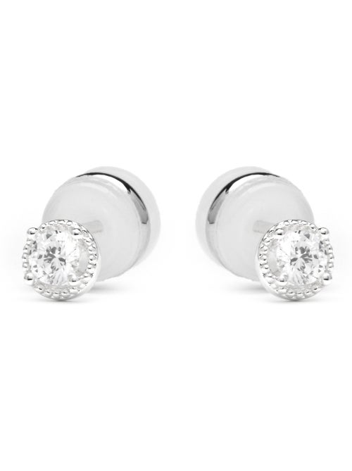 Boucles d'oreilles Luxenter avec Zirconia brillant finition argentée - Shog - Kiabi Boucles d'oreilles Luxenter avec Zirconia brillant finition argentée - Shog - Kiabi