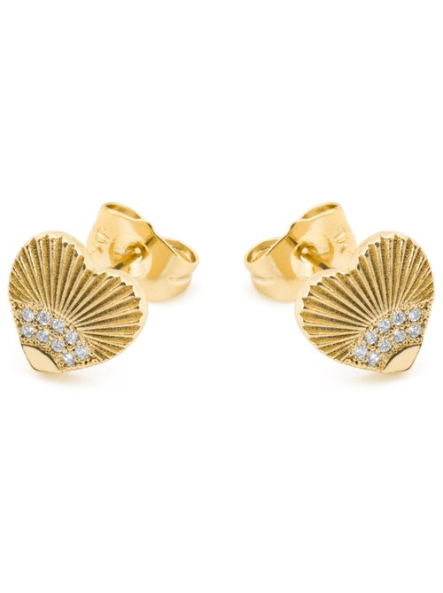 Boucles d'oreilles Luxenter avec Zirconia brillant finition or 18k - Kripo - Kiabi Boucles d'oreilles Luxenter avec Zirconia brillant finition or 18k - Kripo - Kiabi