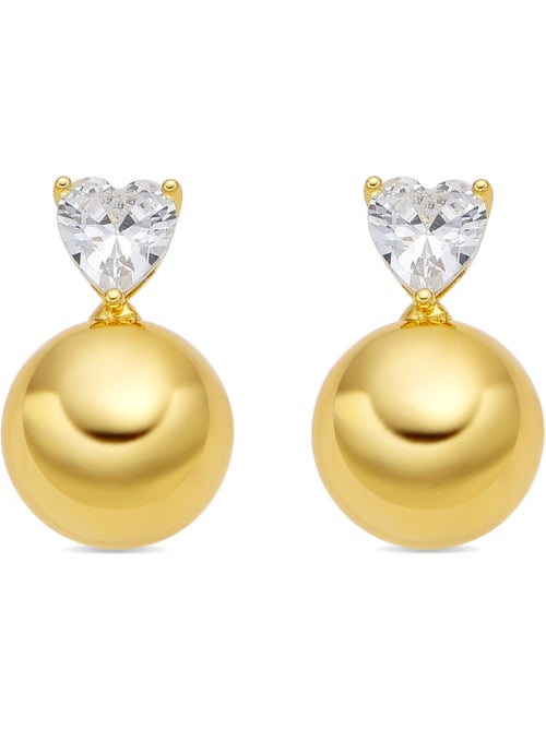 Boucles d'oreilles Luxenter avec Zirconia brillant finition or 18k - Miora - Kiabi Boucles d'oreilles Luxenter avec Zirconia brillant finition or 18k - Miora - Kiabi