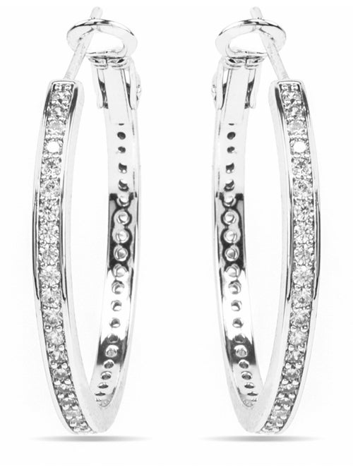Boucles d'oreilles Luxenter avec zirconia finition argent brillant - Budix - Kiabi Boucles d'oreilles Luxenter avec zirconia finition argent brillant - Budix - Kiabi