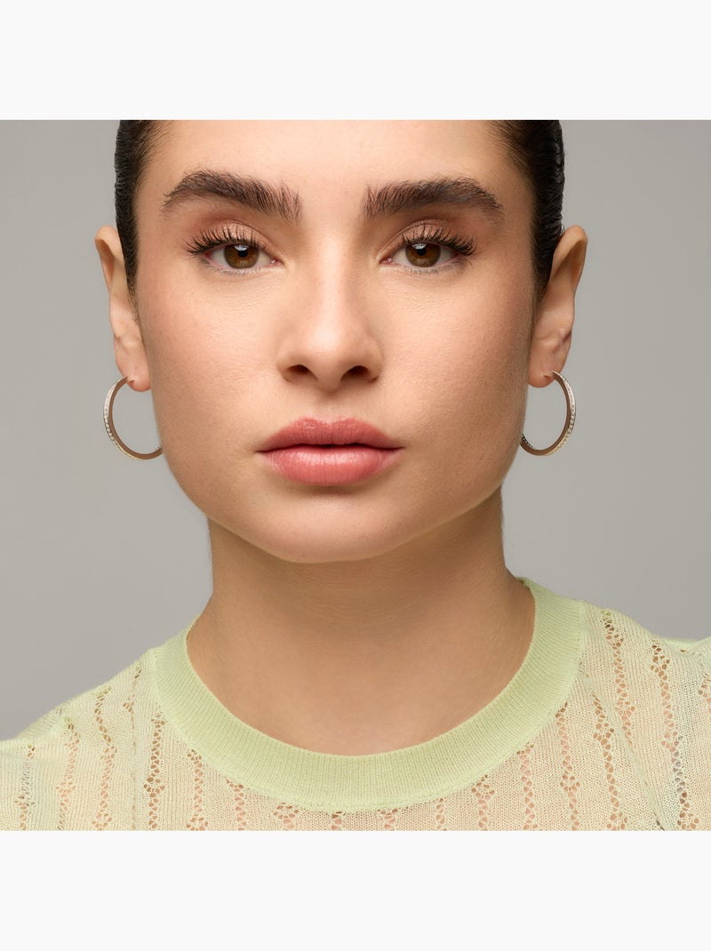 Boucles d'oreilles Luxenter avec zirconia finition argent brillant - Budix Blanc - Kiabi