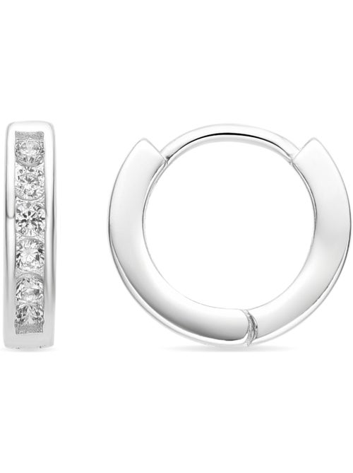 Boucles d'oreilles Luxenter avec zirconium brillant finition argentée - Docri - Kiabi Boucles d'oreilles Luxenter avec zirconium brillant finition argentée - Docri - Kiabi