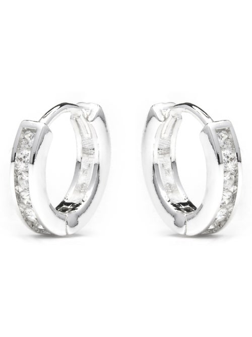 Boucles d'oreilles Luxenter avec zirconium brillant finition argentée - Docri - Kiabi Boucles d'oreilles Luxenter avec zirconium brillant finition argentée - Docri - Kiabi
