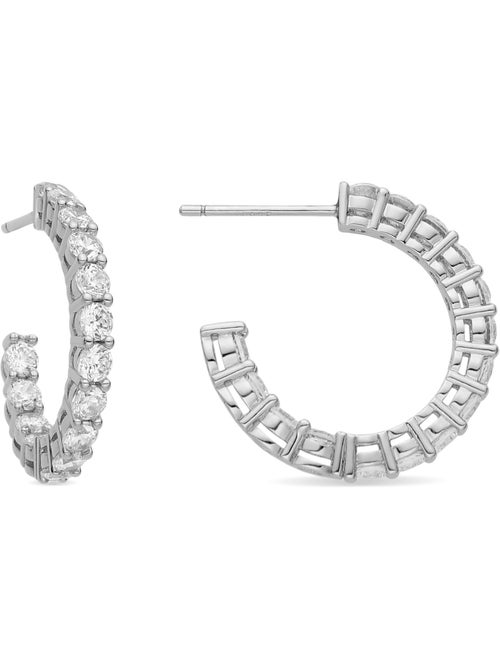 Boucles d'oreilles Luxenter avec zircons en finition argentée - Chenfa - Kiabi Boucles d'oreilles Luxenter avec zircons en finition argentée - Chenfa - Kiabi