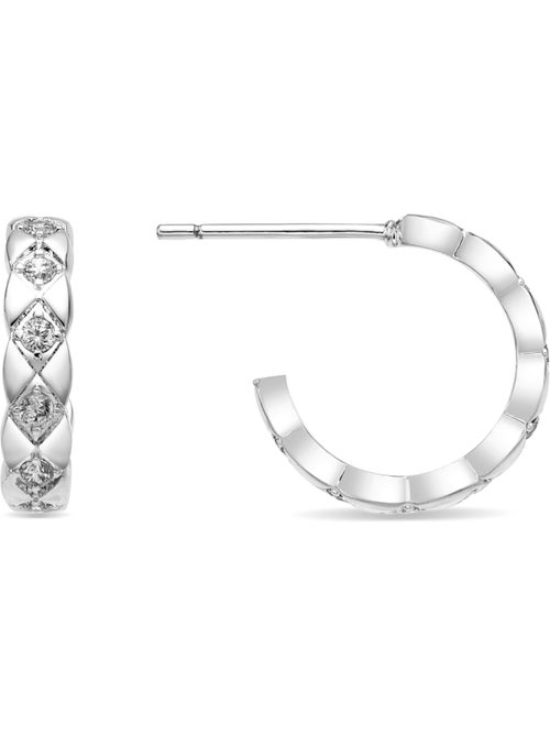Boucles d'oreilles Luxenter avec zircons en finition argentée - Efla - Kiabi Boucles d'oreilles Luxenter avec zircons en finition argentée - Efla - Kiabi