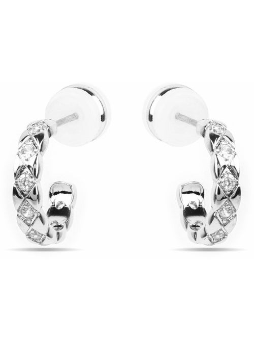 Boucles d'oreilles Luxenter avec zircons en finition argentée - Efla - Kiabi Boucles d'oreilles Luxenter avec zircons en finition argentée - Efla - Kiabi