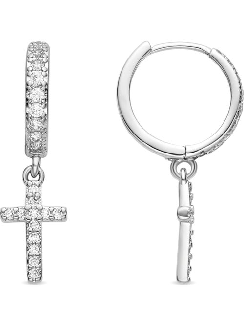 Boucles d'oreilles Luxenter avec zircons en finition argentée - Zemu - Kiabi Boucles d'oreilles Luxenter avec zircons en finition argentée - Zemu - Kiabi