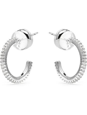 Boucles d'oreilles Luxenter Azar en argent