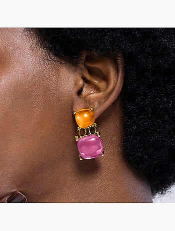 Boucles d'oreilles Luxenter Azara et plaqué or 18k