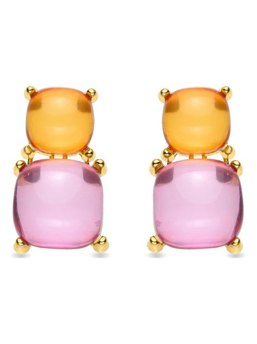 Boucles d'oreilles Luxenter Azara et plaqué or 18k - Kiabi