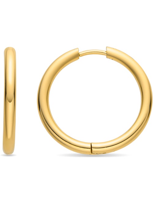 Boucles d'oreilles Luxenter Basem or jaune 18k - Luxenter Basem - Kiabi