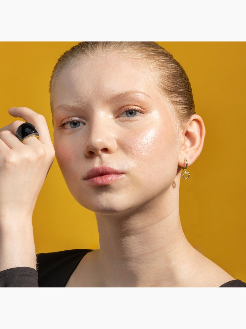 Boucles d'oreilles Luxenter Becias et plaqué or 18k Multicolore - Kiabi