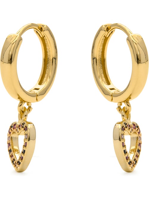 Boucles d'oreilles Luxenter Becias et plaqué or 18k - Kiabi