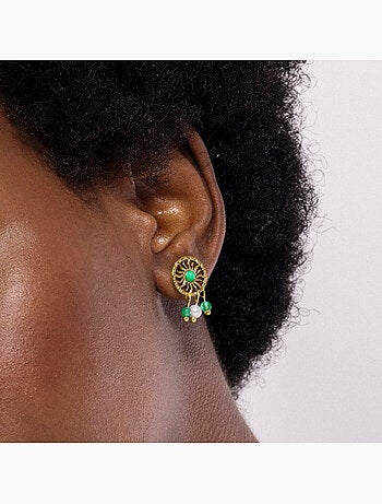 Boucles d'oreilles Luxenter Besya et plaqué or 18k