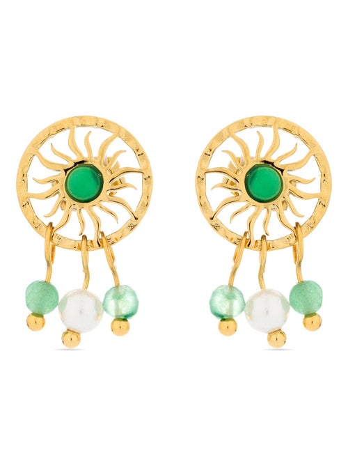 Boucles d'oreilles Luxenter Besya et plaqué or 18k - Kiabi