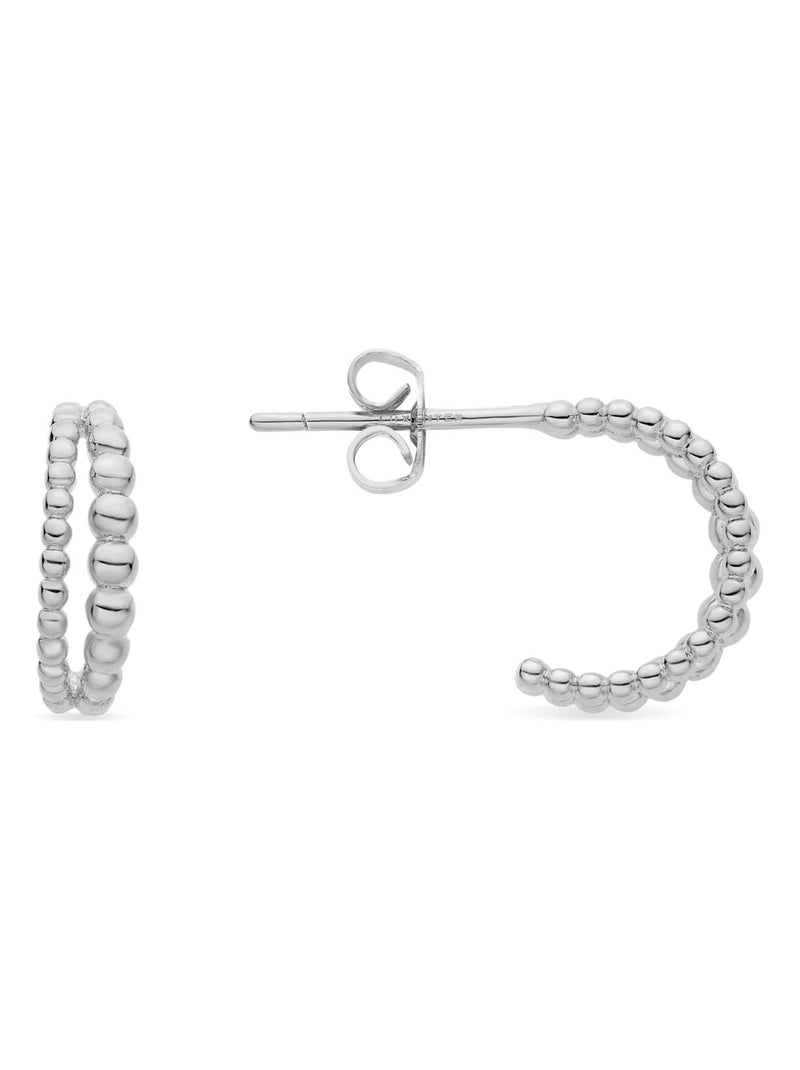 Boucles d'oreilles Luxenter Bidul finition or Argent - Kiabi
