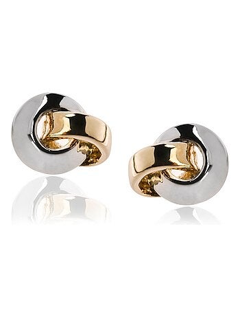 Boucles d'oreilles Luxenter Bocar en or jaune 18 carats