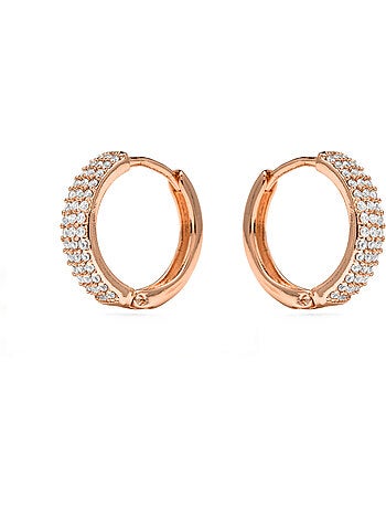 Boucles d'oreilles Luxenter Boucles d'oreilles Luxenter et plaqué or 18k - Checkti