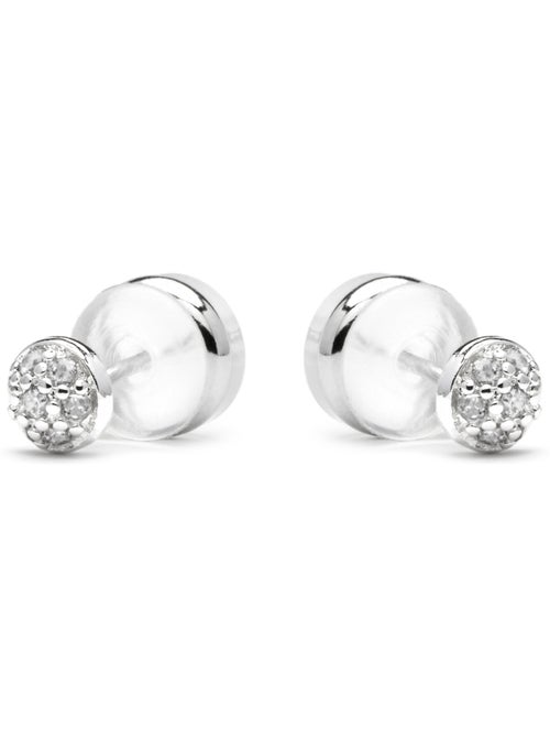 Boucles d'oreilles Luxenter Chikra finition argentée - Kiabi Boucles d'oreilles Luxenter Chikra finition argentée - Kiabi