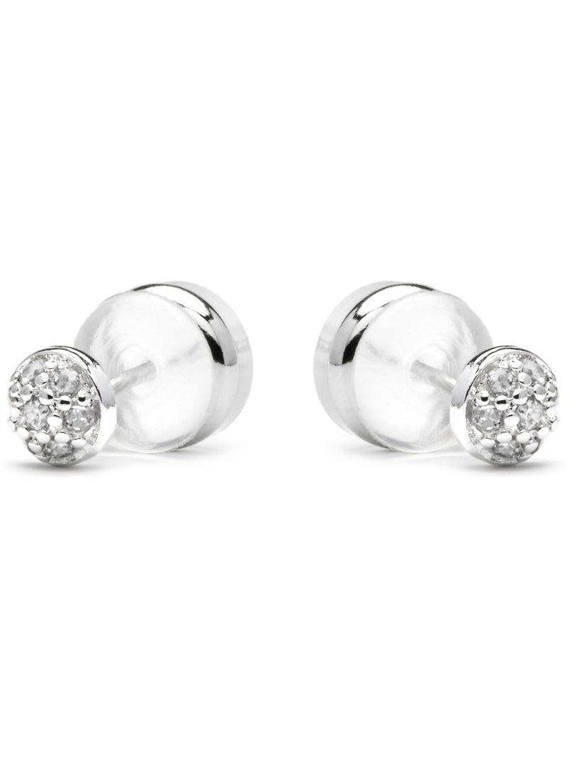 Boucles d'oreilles Luxenter Chikra finition argentée Argent - Kiabi