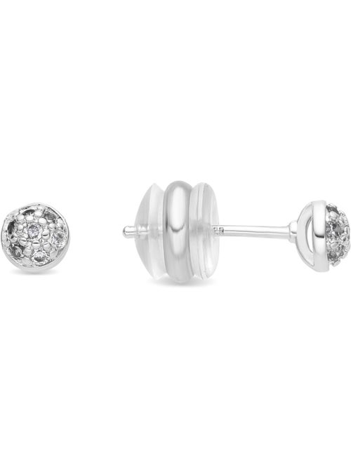 Boucles d'oreilles Luxenter Chikra finition argentée - Kiabi