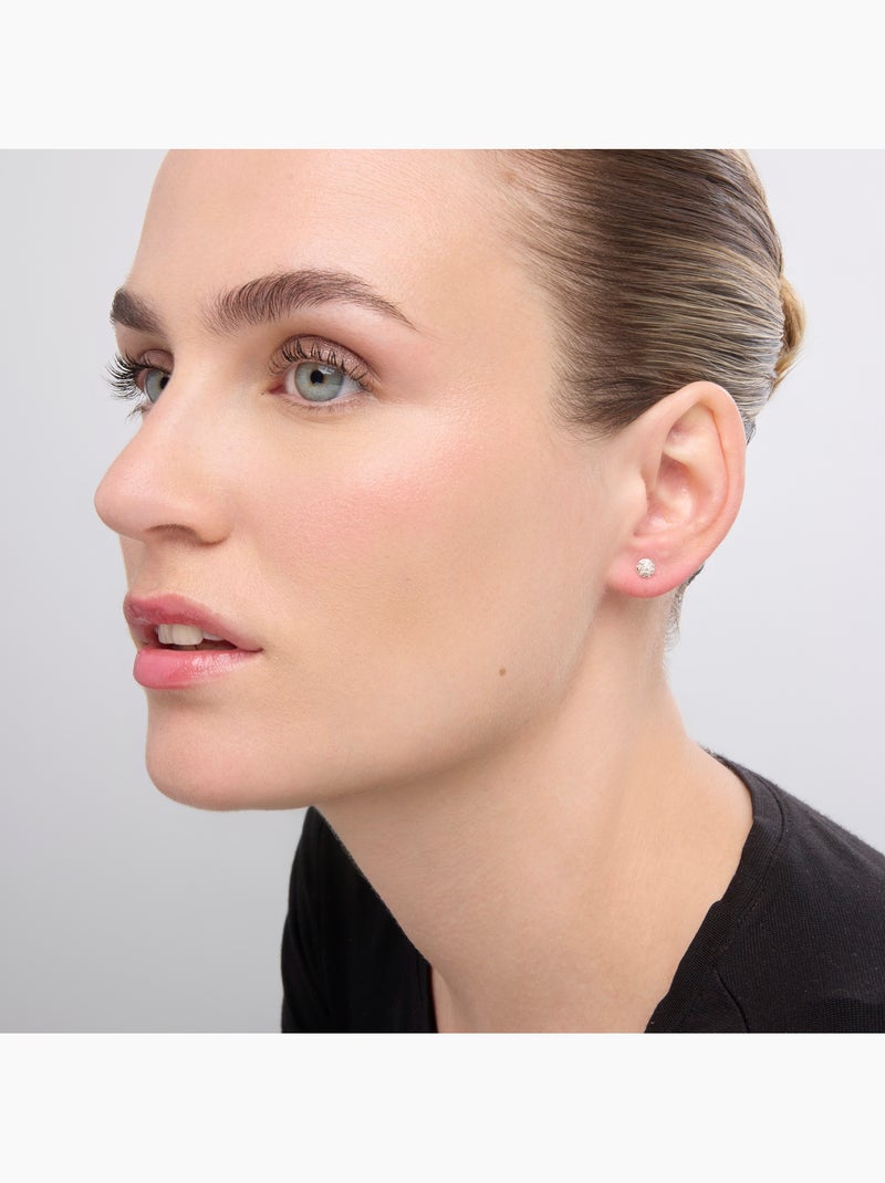 Boucles d'oreilles Luxenter Chikra finition argentée Blanc - Kiabi