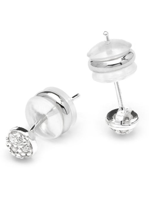 Boucles d'oreilles Luxenter Chikra finition argentée - Kiabi