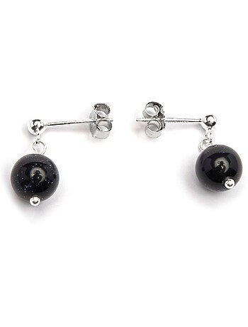 Boucles d'oreilles Luxenter Coleki finition rhodium