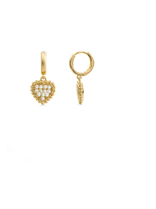 Boucles d'oreilles Luxenter Daton en or 18 carats - Kiabi