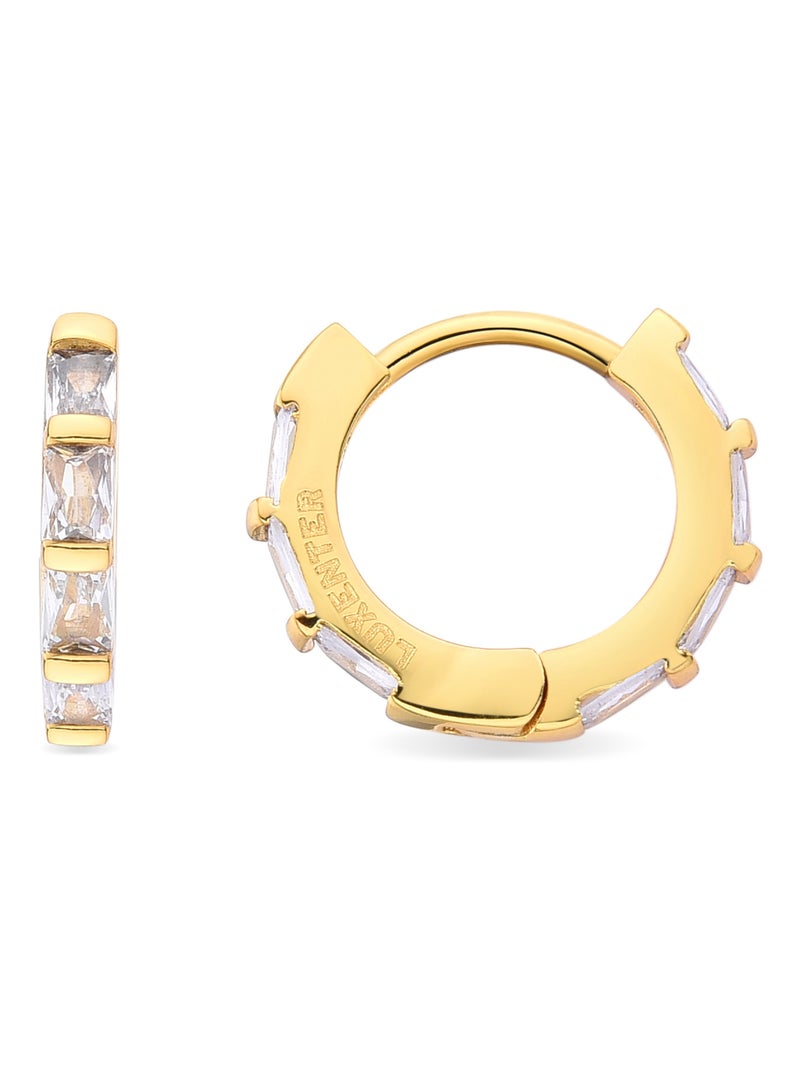 Boucles d'oreilles Luxenter Dazfi en or jaune 18 carats Argent - Kiabi