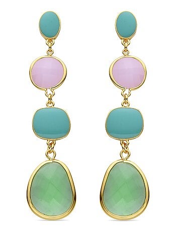 Boucles d'oreilles Luxenter Donnty et plaqué or 18k