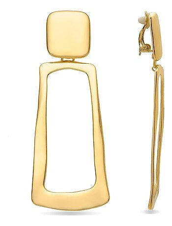 Boucles d'oreilles Luxenter Dranem en or jaune 18 carats