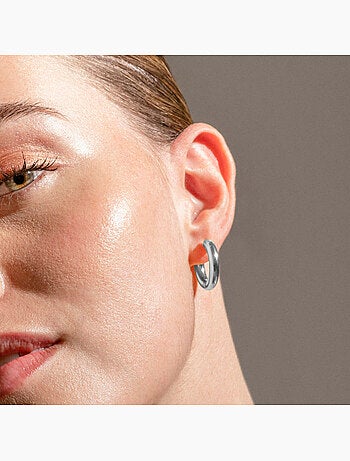 Boucles d'oreilles Luxenter en argent - Nias