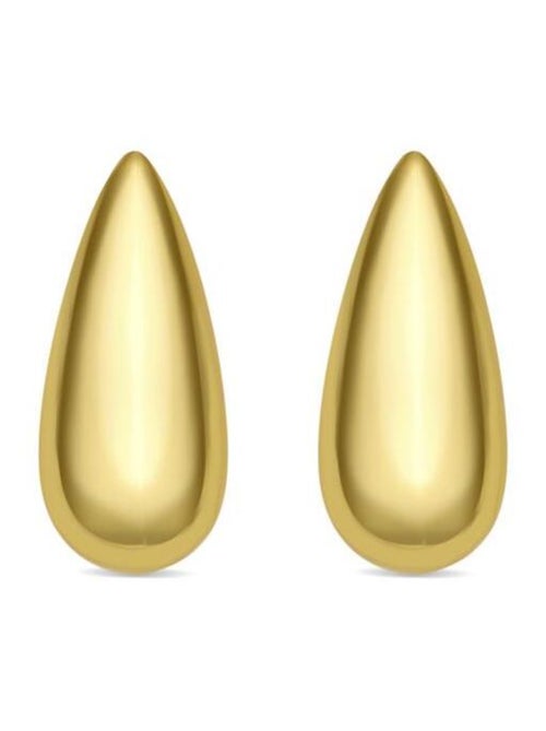Boucles d'oreilles Luxenter en argent 925 avec finition plaqué or jaune 18k - Leofra - Kiabi