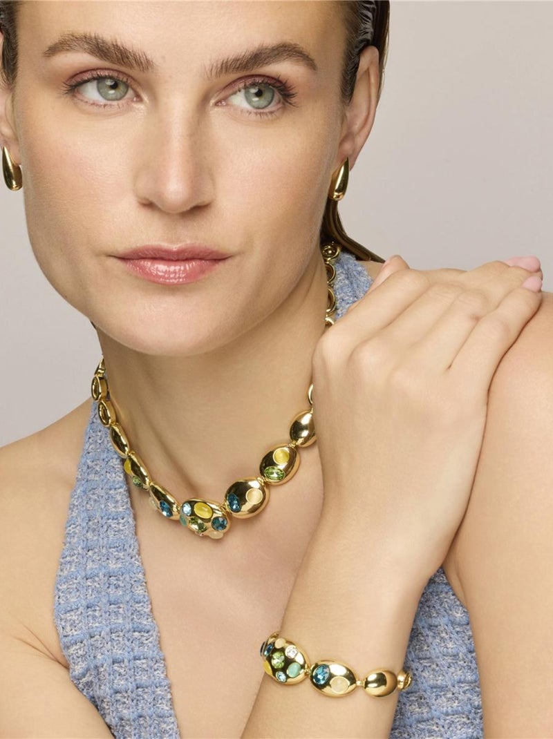 Boucles d'oreilles Luxenter en argent 925 avec finition plaqué or jaune 18k - Leofra Doré - Kiabi