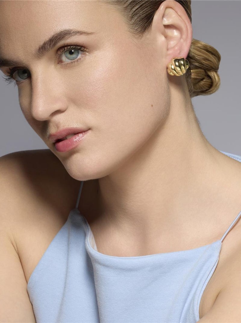 Boucles d'oreilles Luxenter en argent 925 avec finition plaqué or jaune 18k - Myce Doré - Kiabi