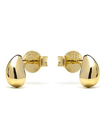 Boucles d'oreilles Luxenter en argent 925 avec finition plaqué or jaune 18k - Nokie