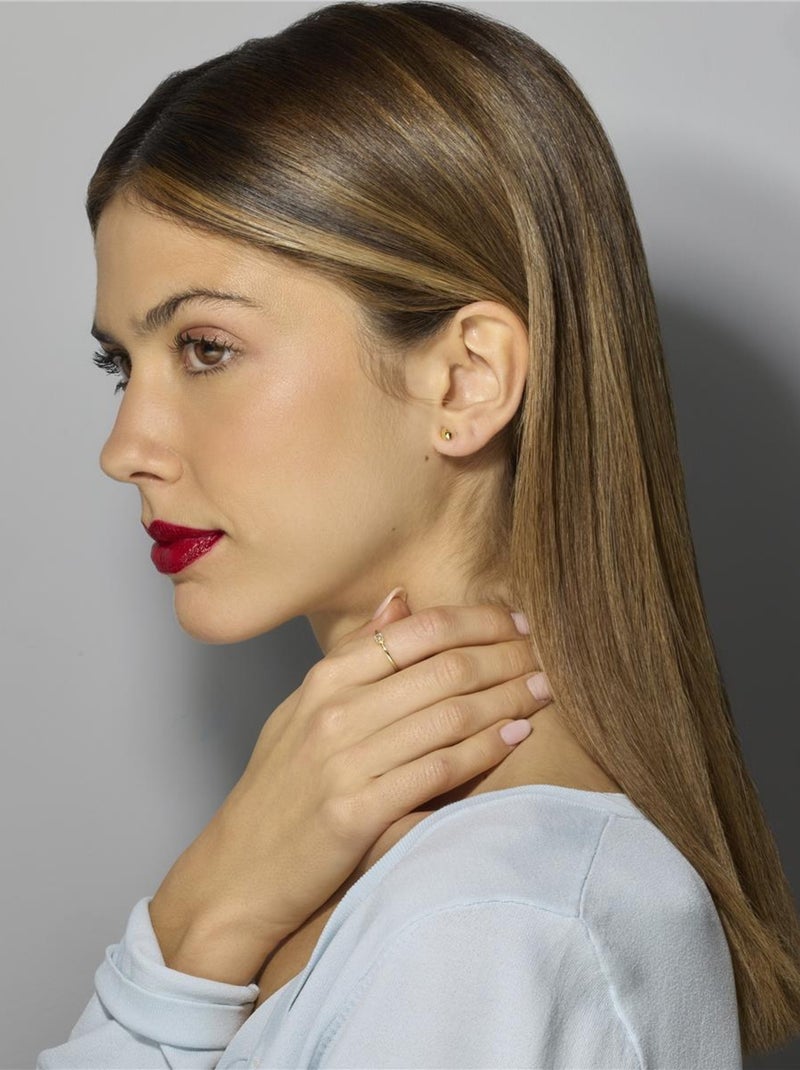 Boucles d'oreilles Luxenter en argent 925 avec finition plaqué or jaune 18k - Nokie Doré - Kiabi