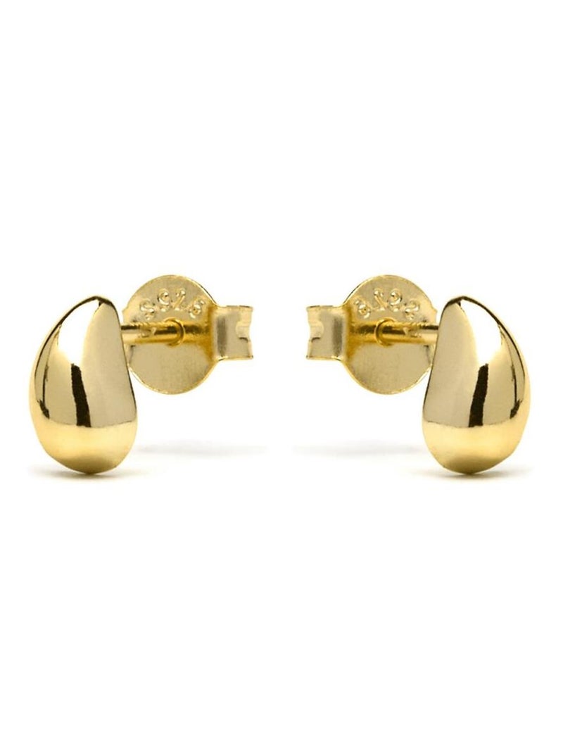 Boucles d'oreilles Luxenter en argent 925 avec finition plaqué or jaune 18k - Nokie Doré - Kiabi