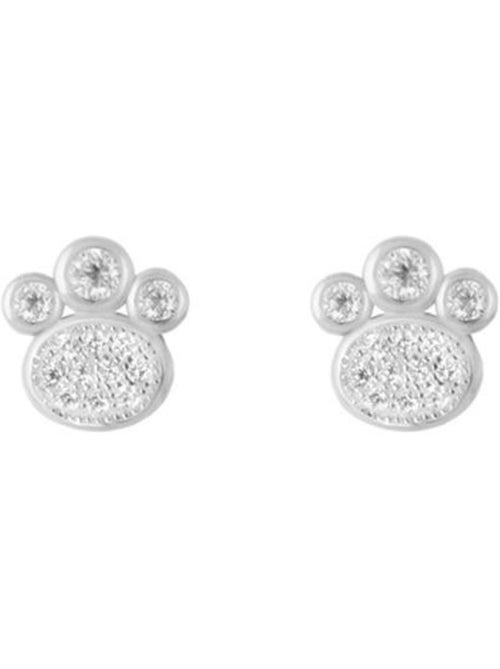 Boucles d'oreilles Luxenter en argent 925 avec zircon brillant rhodié - Loyauté - Kiabi Boucles d'oreilles Luxenter en argent 925 avec zircon brillant rhodié - Loyauté - Kiabi