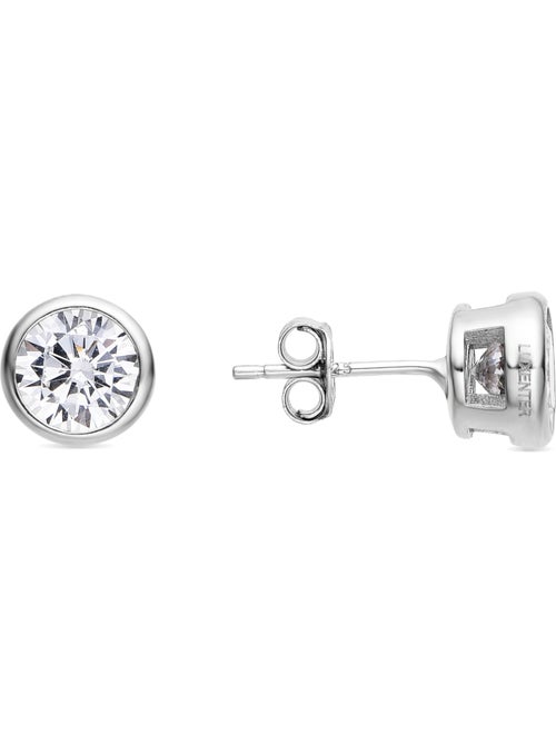Boucles d'oreilles Luxenter en argent 925 avec zirconium brillant plaqué rhodium - Basili - Kiabi Boucles d'oreilles Luxenter en argent 925 avec zirconium brillant plaqué rhodium - Basili - Kiabi