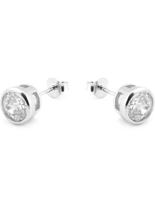 Boucles d'oreilles Luxenter en argent 925 avec zirconium brillant plaqué rhodium - Basili - Kiabi Boucles d'oreilles Luxenter en argent 925 avec zirconium brillant plaqué rhodium - Basili - Kiabi